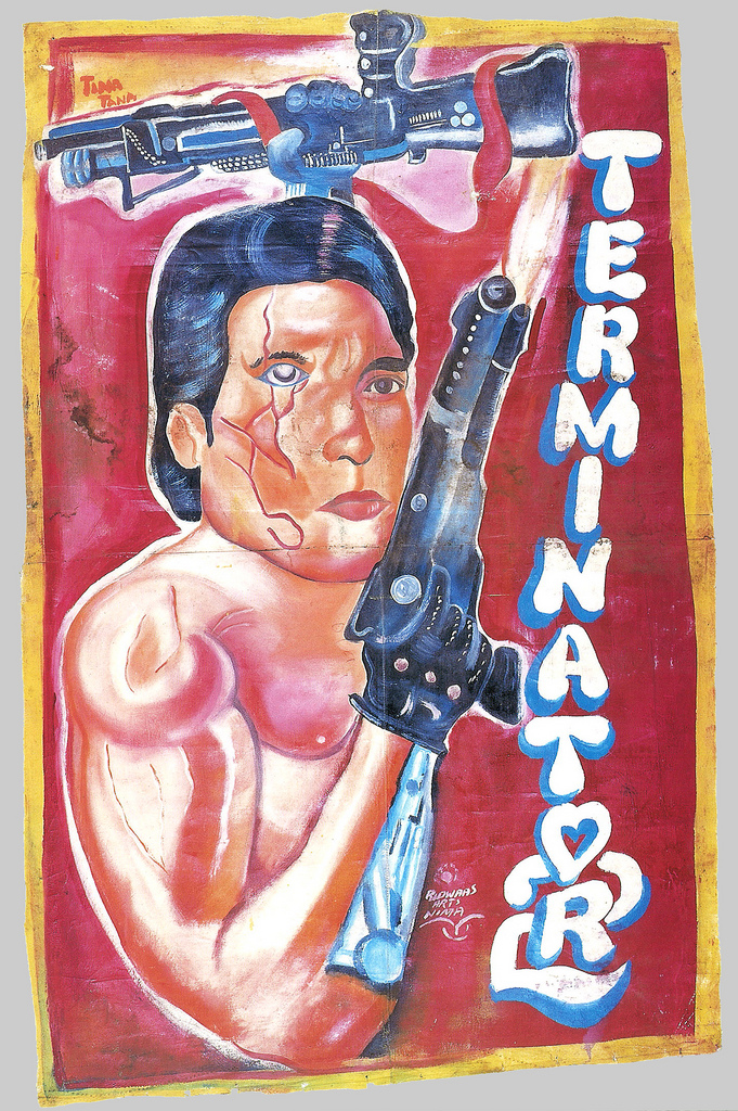 Ghanesisk Terminator-plakat