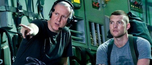 James Cameron og Sam Worthington