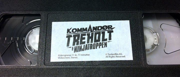 Vinn signert utgave av Ninjatroppen på VHS!