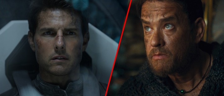 Tom Cruise i «Oblivion» og Tom Hanks i «Cloud Atlas»