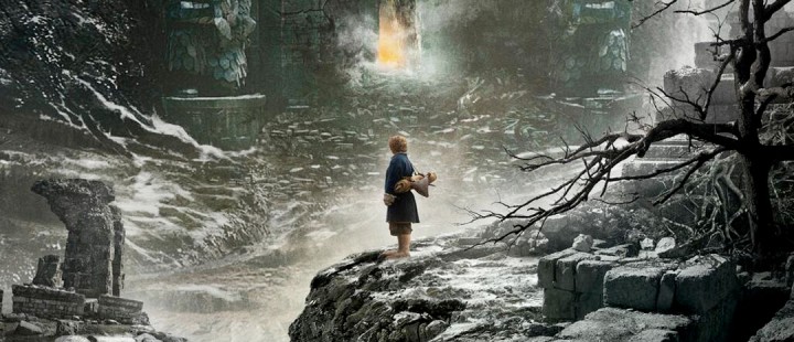 Bilbo nærmer seg dragen i første plakat til Hobbiten: Smaugs ødemark