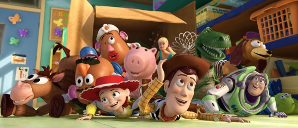 TOY STORY 3

(L-R) Bullseye, Mr. Potato Head, Mrs. Potato Head, Jessie, Hamm, Barbie, Woody, Rex, Slinky Dog, Buzz Lightyear,  Aliens
 
©Disney/Pixar.  All Rights Reserved.