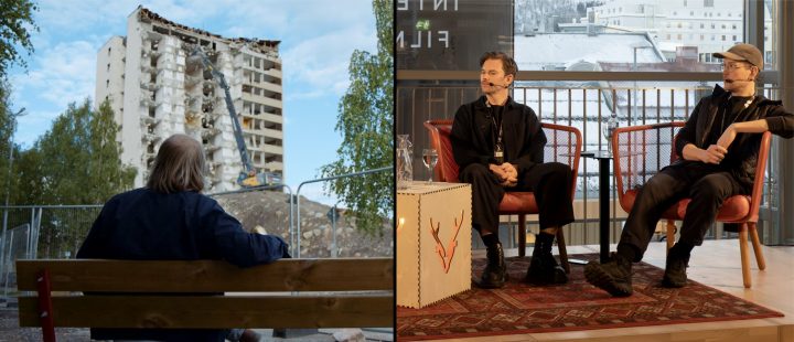 Fra venstre: «Once You Shall Be One of Those Who Lived Long Ago» (Bilde: Iris Film) og regissørduoen Per Bifrost og Alexander Rynéus (Foto: Mervi Anneli Salo / TIFF)
