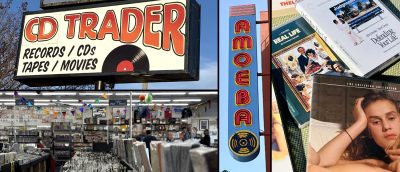 Fysiske formater i fokus: hos CD Trader i Tarzana, og på Amoeba Music i Hollywood. (Bilder: Montages)