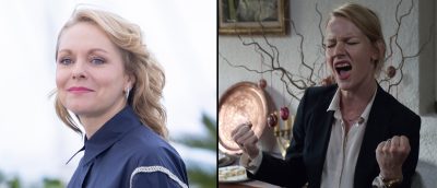 Fra venstre: Regissør Maren Ade (Bilde: Harald Krichel / Wikimedia Commons / Lisens: Creative Commons Attribution-Share Alike 4.0 International) og skuespiller Sandra Hüller i «Min Pappa Toni Erdmann» (Bilde: Arthaus)