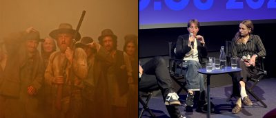Fra venstre: «A Prayer for the Dying» og regissør Dara van Dusen med skuespiller Kristine Kujath Thorp under Oslo Pix 2026. (Bilder: Eye Eye Pictures)