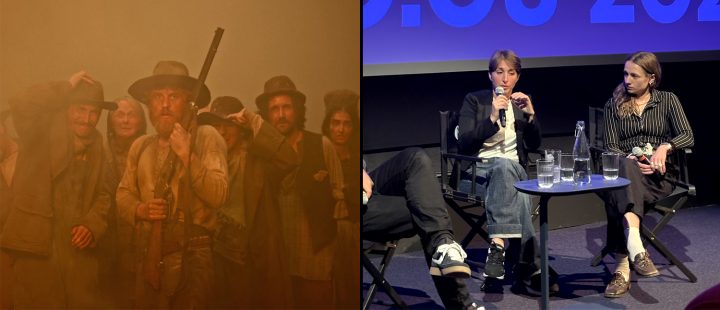 Fra venstre: «A Prayer for the Dying» og regissør Dara van Dusen med skuespiller Kristine Kujath Thorp under Oslo Pix 2026. (Bilder: Eye Eye Pictures)